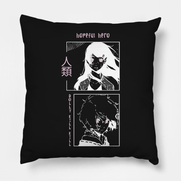 Dolly Kill Kill ''HOPEFUL HERO'' V1 Pillow by riventis66