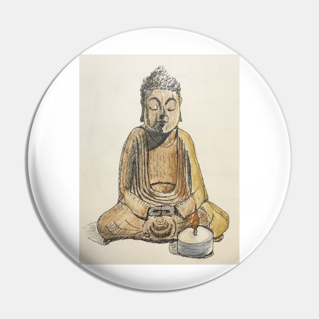 Buddha Pin by ElizaC