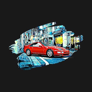 300zx Tokyo Night Print T-Shirt