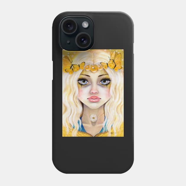 Yasi the yellow Queen Phone Case by KimTurner