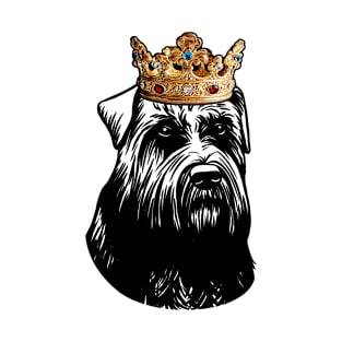 Bouvier des Flandres Dog King Queen Wearing Crown T-Shirt