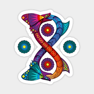 Alebrijes Snakes Magnet