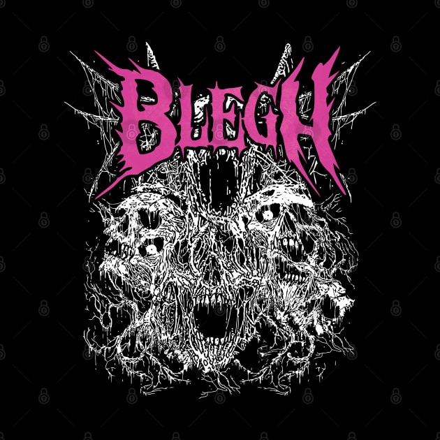 Blegh - Metalcore, Death Metal, Heavy Metal by Riot! Sticker Co.