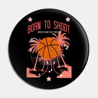 Basketball Lady born to shoot playbook 04 Pin