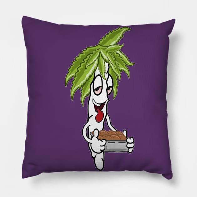 Rolling Bob Pillow by IssaSnackllc