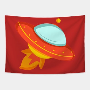 Cute UFO Tapestry