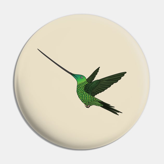 Sword-billed hummingbird cartoon illustration Pin by Cartoons of fun