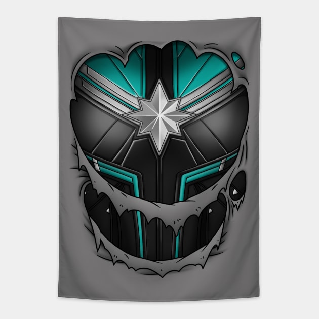 Captain's Kree Uniform Tapestry by Cattoc_C