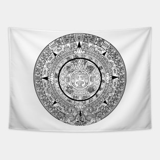 Aztec Calendar Tapestry