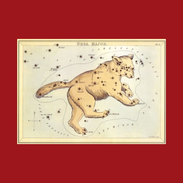 Ursa Major (the Great Bear) Constellation from Urania's Mirror by MasterpieceCafe