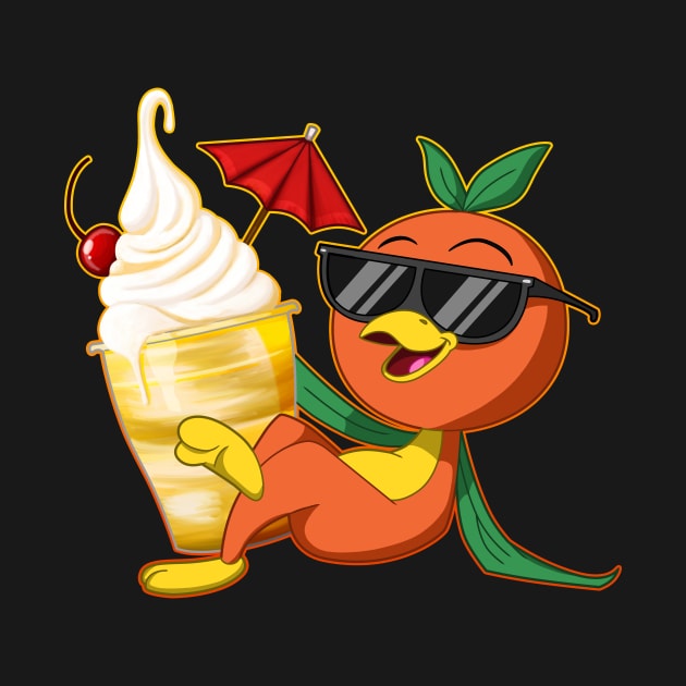 Little Orange Bird by AttractionsApparel