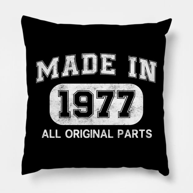 Made in 1977 Birthday gifts 45 Years old 45th Bday Present Pillow by flandyglot
