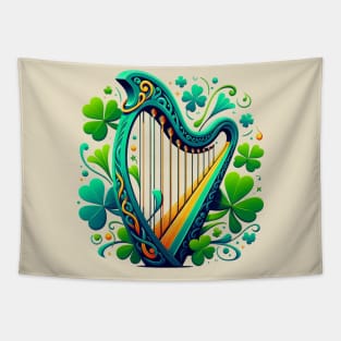 Irish Harp Tapestry