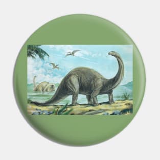 Brontosaurus Pin