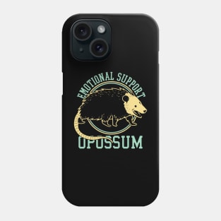 Emotional Support Opossum Retro Style Phone Case