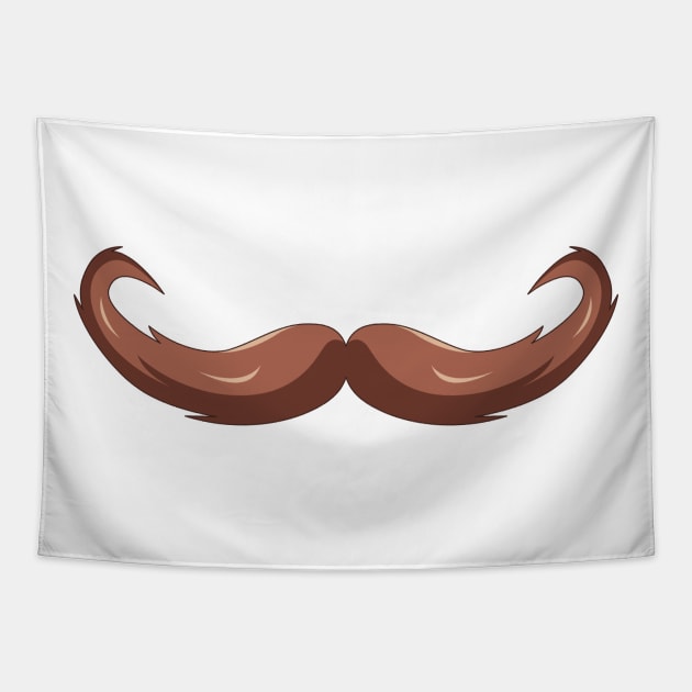 Mustache Tapestry by MadOxygen