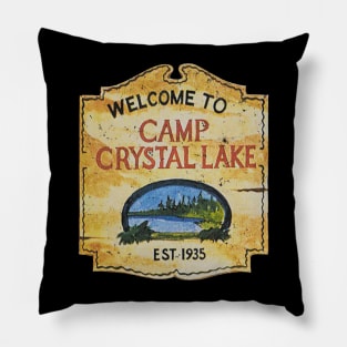 Welcom To Camp Crystal Lake Est 1935 Pillow