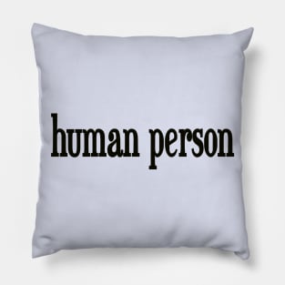 Human Person Pillow