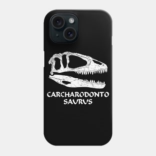 Carcharodontosaurus Fossil Skull Phone Case