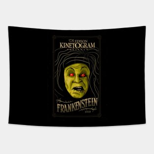 Frankenstein 1910 Artwork Tapestry