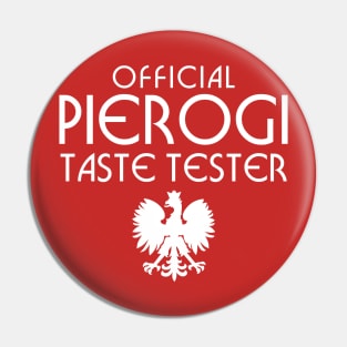 Official Pierogi Taste Tester Pin