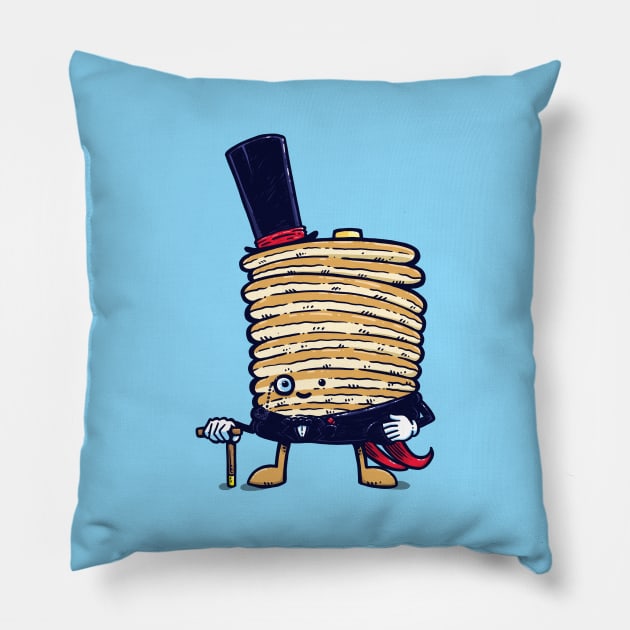 Fancy Captain Pancake Pillow by nickv47