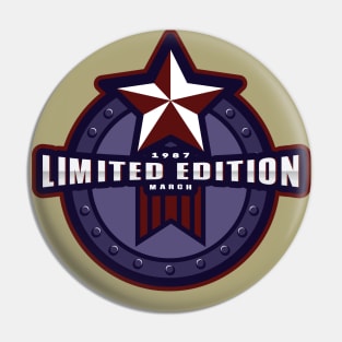 Limited Edition-March 1987 Pin