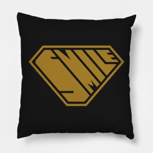 Smile SuperEmpowered (Gold) Pillow