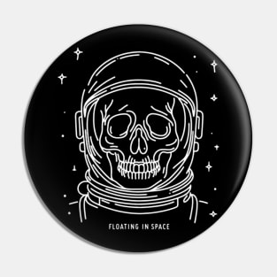 Floating in space Pin