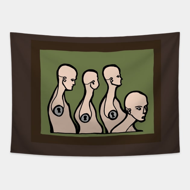 Mannequin Torsos Tapestry by JSnipe