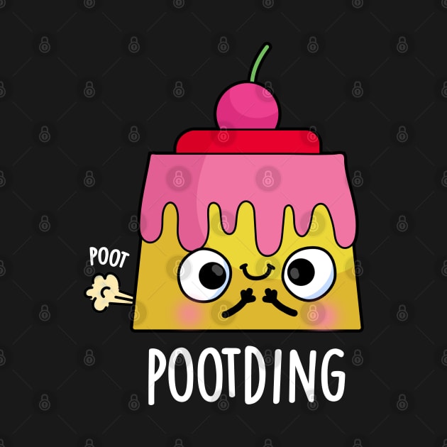 Poot-ding Funny Pudding Fart Pun by punnybone