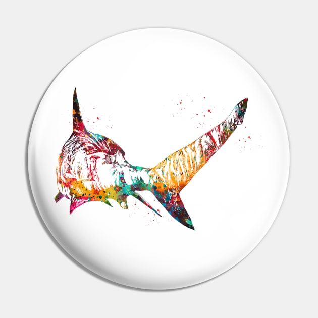 Shark Pin by erzebeth