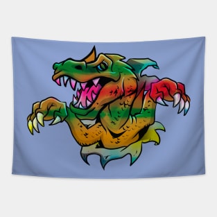 Cool Impressive Colorful Dinosaur Gift For Everybody Tapestry