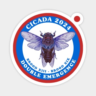 Cicada 2024 - double emergence brood xiii Magnet