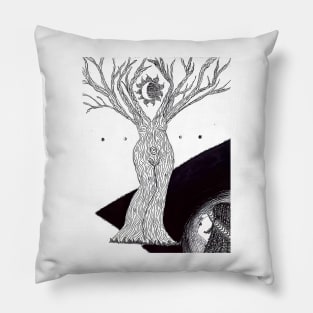 Mother Nature Tree Pillow