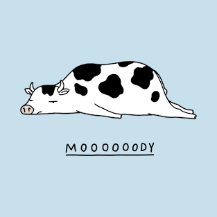 Moody Animals - Cow T-Shirt