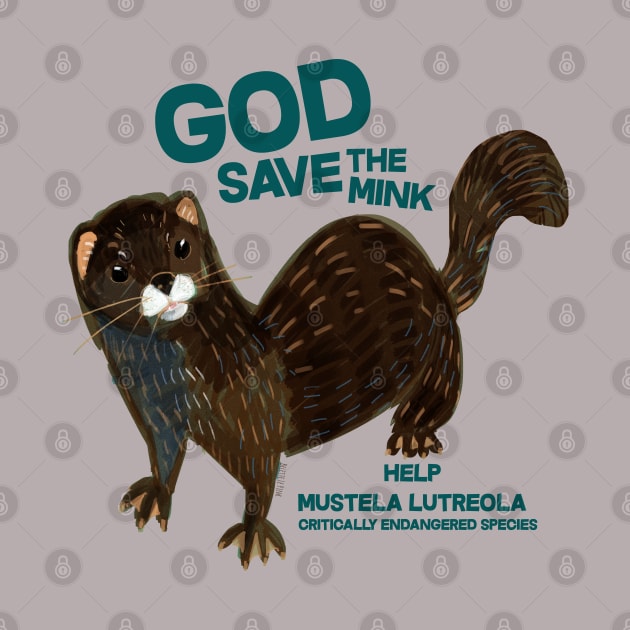 Save the European Mink 1 by belettelepink