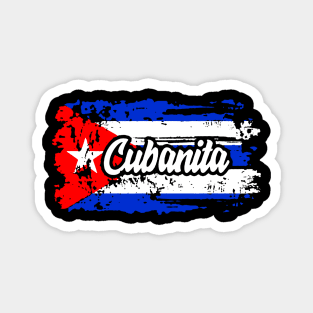 cuban flag Cuba Cubanita for proud Cubans Magnet