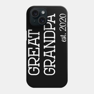 Great Grandpa Est 2020 Pregnancy Announcement Phone Case