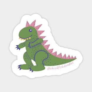 Dino plushie Magnet