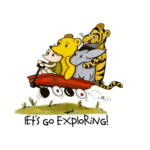 Let's Go Exploring with Classic Winnie the Pooh, Piglet, Eeyore and Tigger too! by Alt World Studios