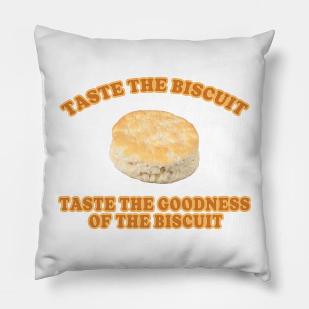 Taste the Biscuit Pillow by Friend Gate