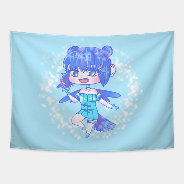 Tokyo Mint Mew Tapestry by Doodletoopia