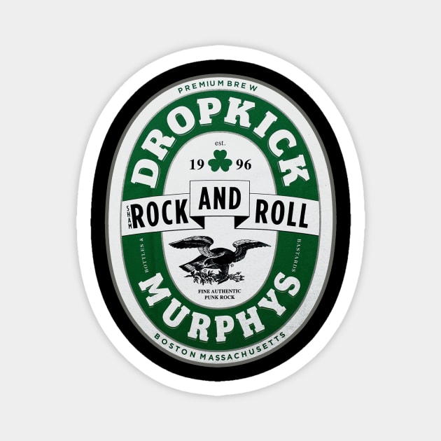 Rock and roll boston murphys Magnet by WalkTogether