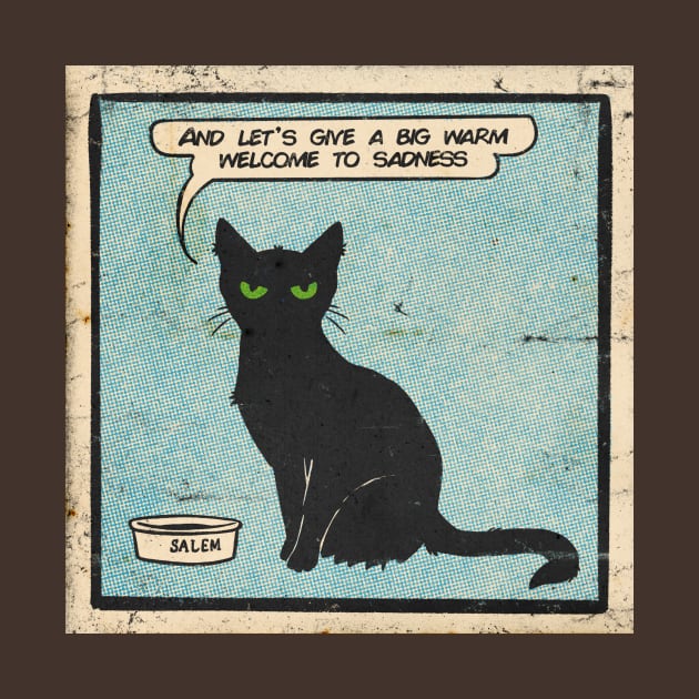 Salem the Cat Vintage Comic by This Is Fun, Isn’t It.