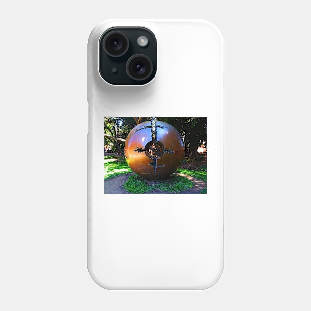 Pomodoro's Sphere. Berkeley, California 2008 Phone Case by IgorPozdnyakov