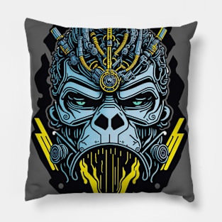 Techno Apes S03 D48 Pillow