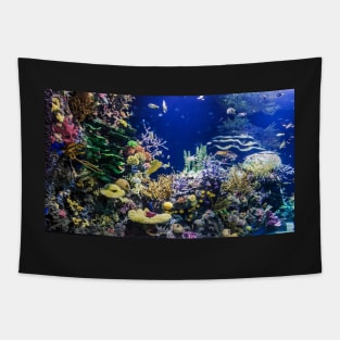 Colourful ocean aquarium Tapestry