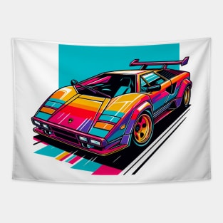 Lamborghini Countach Tapestry