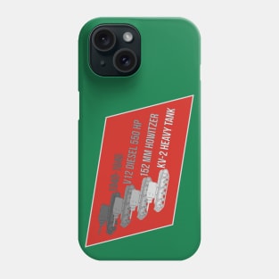 Gradient from KV-2 in the spirit of communism Phone Case